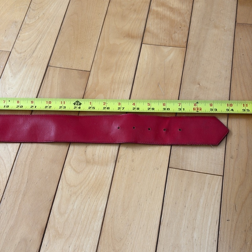 VINTAGE EMMANUEL iguana leather belt - Picture 9 of 9